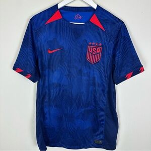Nike USA USMNT Soccer 2023 4 Stars Blue Jersey